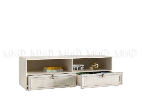 Тумба TV Элит-2 МДФ (Ш-1400 мм x Г-528 мм х В-452 мм)/Разные Цвета 