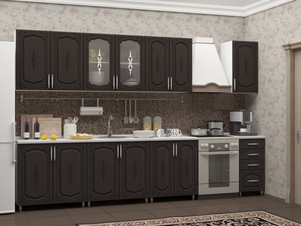 Кухонный Гарнитур Миранда МДФ 2600 мм