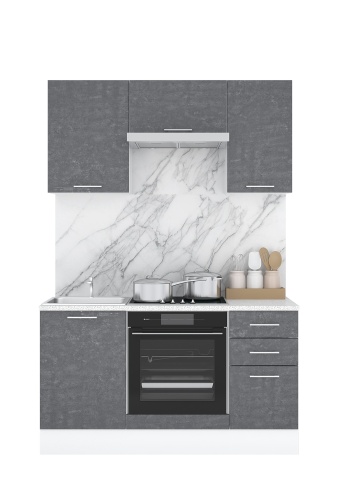 Кухонный Гарнитур Лофт 1500 мм/Разные Цвета