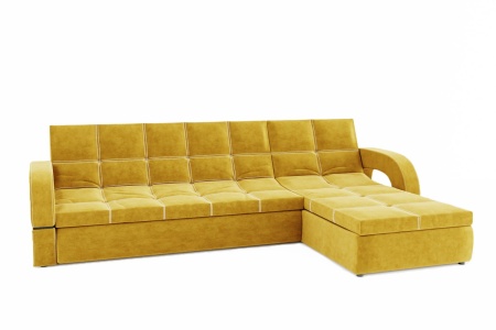 Диван Угловой Мадрид (Ш-2650 х Г-1800 х В-1000 мм/Спальное место 1350х2300 мм)/Разные Цвета