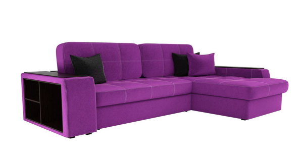 Диван Угловой Брюссель Ш-2600 х Г-1750 х В-950 мм/Спальное место Ш-1500 х Г-2000 мм/Разные Цвета